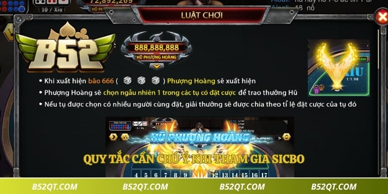 Quy tắc cần chú ý khi tham gia sicbo